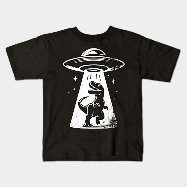 UFO x T Rex Kids T-Shirt by AVOOCADOO